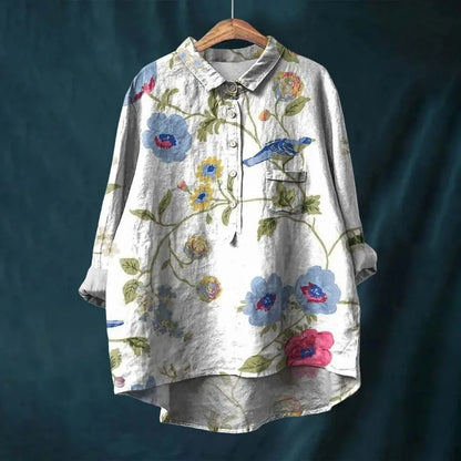 Rosie- VINTAGE FLORAL BLOUSE