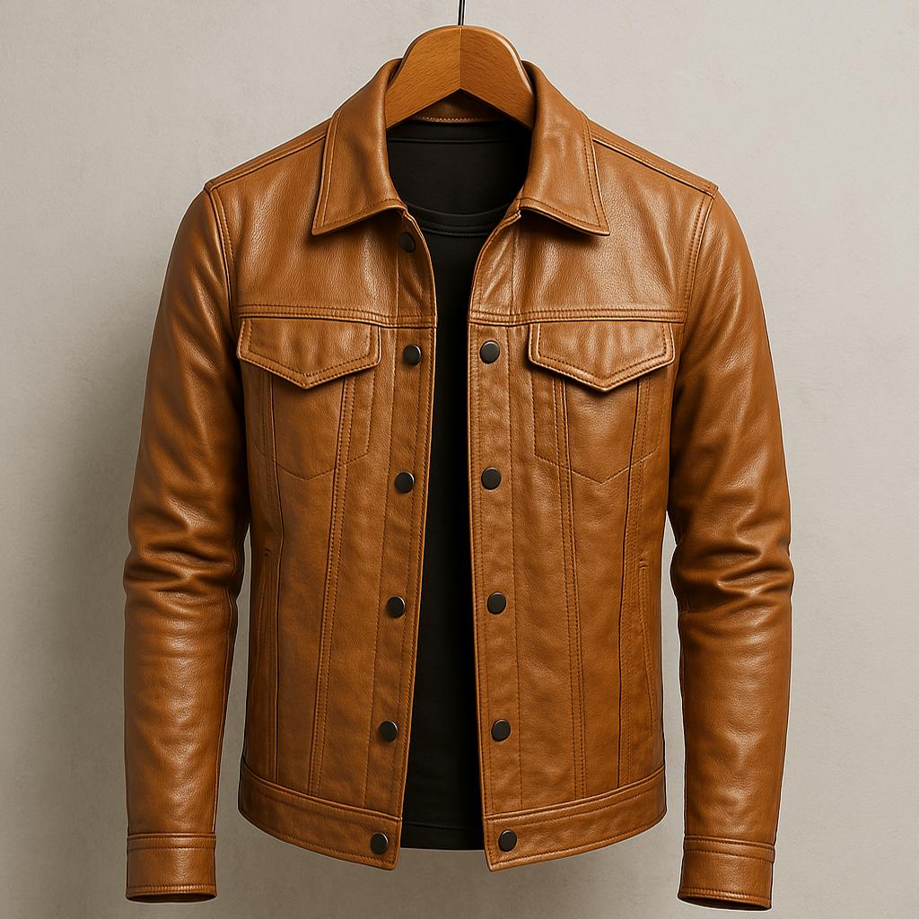 Lucenzio Leather Jacket