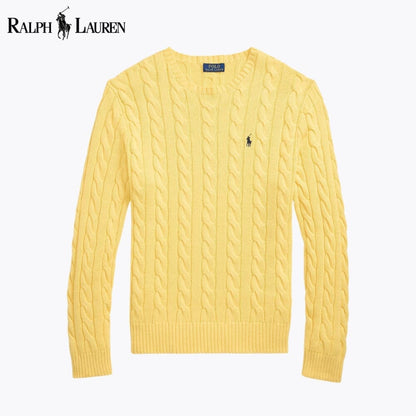 RL - Cable-Knit Cotton Jumper
